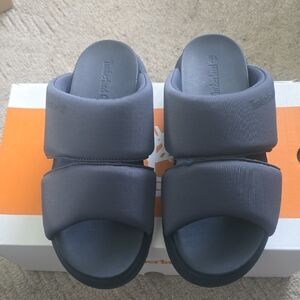 NEW Womans Timberland Navy Sandals Slides.